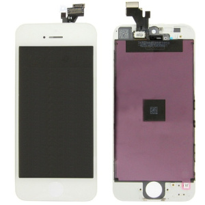 Дисплей для iPhone 5 с тачскрином (яркая подсветка) белый