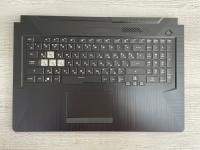 Верхняя часть корпуса (Palmrest) Asus TUF Gaming FA706, чёрный, клавиатура с подсветкой, RU