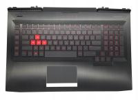 Верхняя часть корпуса (Palmrest) HP Omen 17-AN 17-CE, чёрный (Сервисный оригинал)