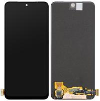 LCD дисплей для Xiaomi Redmi Note 11S 4G, Poco M4 Pro 4G в сборе с тачскрином (черный) OLED в раме