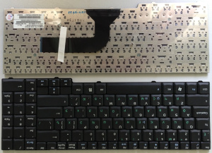 Клавиатура для ноутбука ASUS M50 M70 X70 X71 G50 G70, чёрная, большой Ente, RU