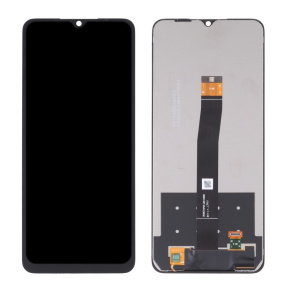 LCD дисплей для Xiaomi Redmi 10c, Poco C40 в сборе с тачскрином (черный) Оригинал