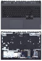 Верхняя часть корпуса (Palmrest) Lenovo Legion 5 Pro-16ITH6, чёрный, с клавиатурой, RU
