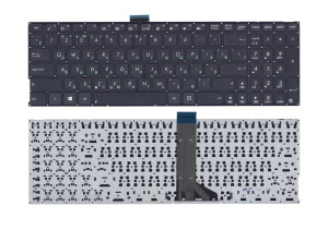Клавиатура для ноутбука ASUS VivoBook X502 чёрная, маленький Enter, RU