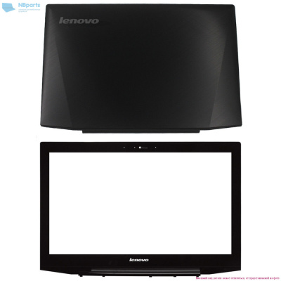 Крышка матрицы Lenovo Y50-70 чёрный, с рамкой