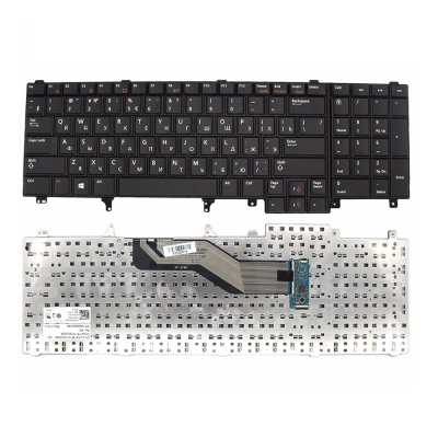 Клавиатура для ноутбука Dell Latitude E6520, чёрная, RU
