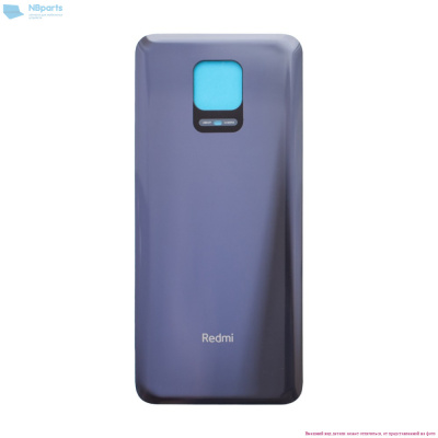 Задняя крышка Xiaomi Redmi Note 9S, 9 Pro Серый (Премиум)