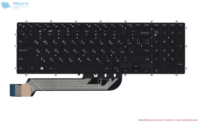 Клавиатура для ноутбука Dell G3 3587, Inspiron 15 5565, Vostro 15 3583, чёрная, RU