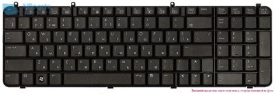 Клавиатура для ноутбука HP Pavilion DV9000, чёрная, RU