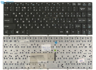 Клавиатура для ноутбука MSI X420, чёрная, RU