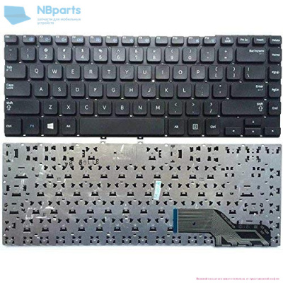 Клавиатура для ноутбука Samsung NP270E4E, чёрная, RU