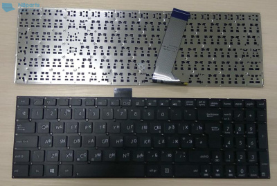 Клавиатура для ноутбука ASUS VivoBook X502, чёрная, большой Enter, RU