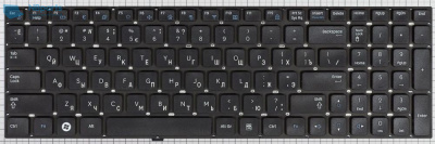 Клавиатура для ноутбука Samsung Q530, чёрная, RU