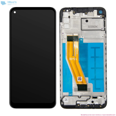 Дисплей Samsung M11 M115 Черный (Оригинал) в раме
