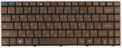 Клавиатура для ноутбука MSI X320, X340, чёрная, RU
