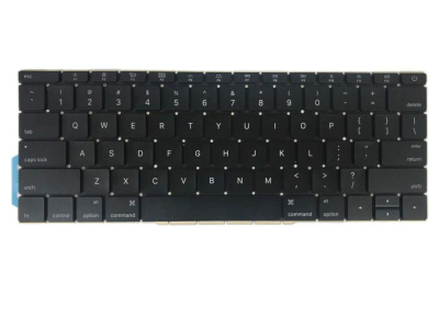 Клавиатура для ноутбука Apple Macbook 13" A1708 Black, Small Enter, RU