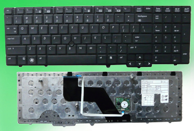 Клавиатура для ноутбука HP EliteBook 8540, чёрная, RU