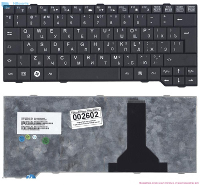 Клавиатура для ноутбука Fujitsu V6535, PI3650, чёрная, RU