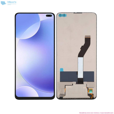 LCD дисплей для Xiaomi Redmi K30, Poco X2 в сборе с тачскрином, черный (COF)