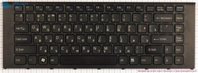 Клавиатура для ноутбука Sony VPC-EA, чёрная, RU