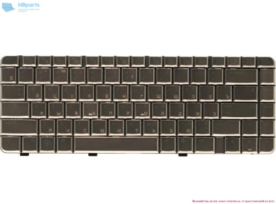 Клавиатура для ноутбука HP Pavilion DV3500, Coffee, RU
